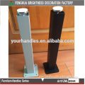 Square steel tube table legs,metal furniture legs